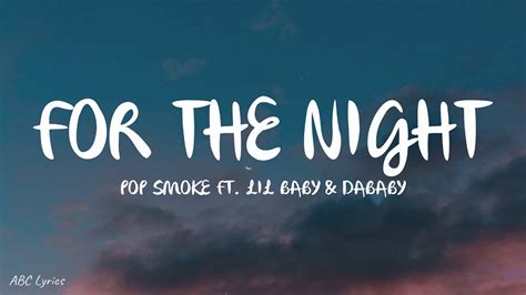 Pop Smoke – For the Night Lyrics 